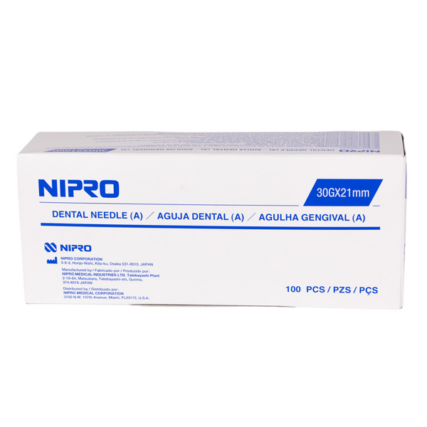 Caja Aguja Corta Nipro 30G