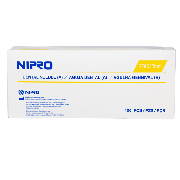Caja Aguja Larga Nipro 27G